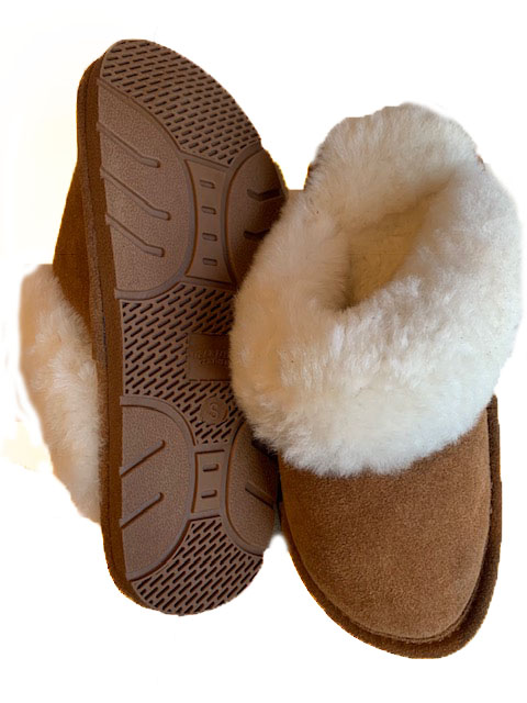 tan slippers