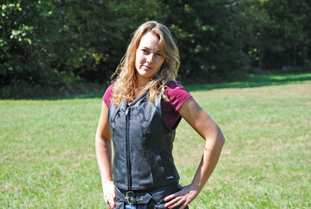 Women's Star Vest FIL580 - Deerfield Leathers