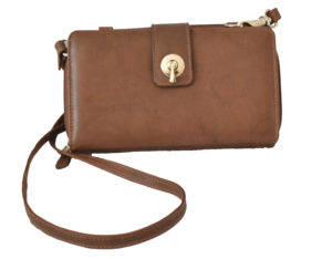 rfid blocking crossbody wallet