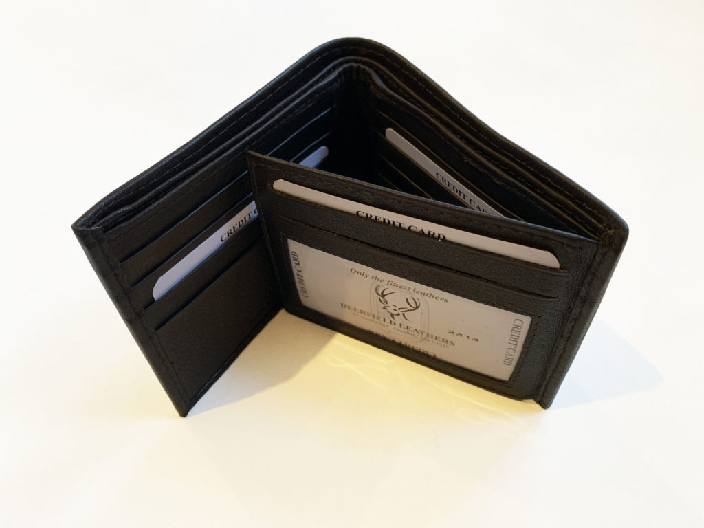LEATHER MEN'S BIFOLD WALLET 2313 Deerfield Leathers