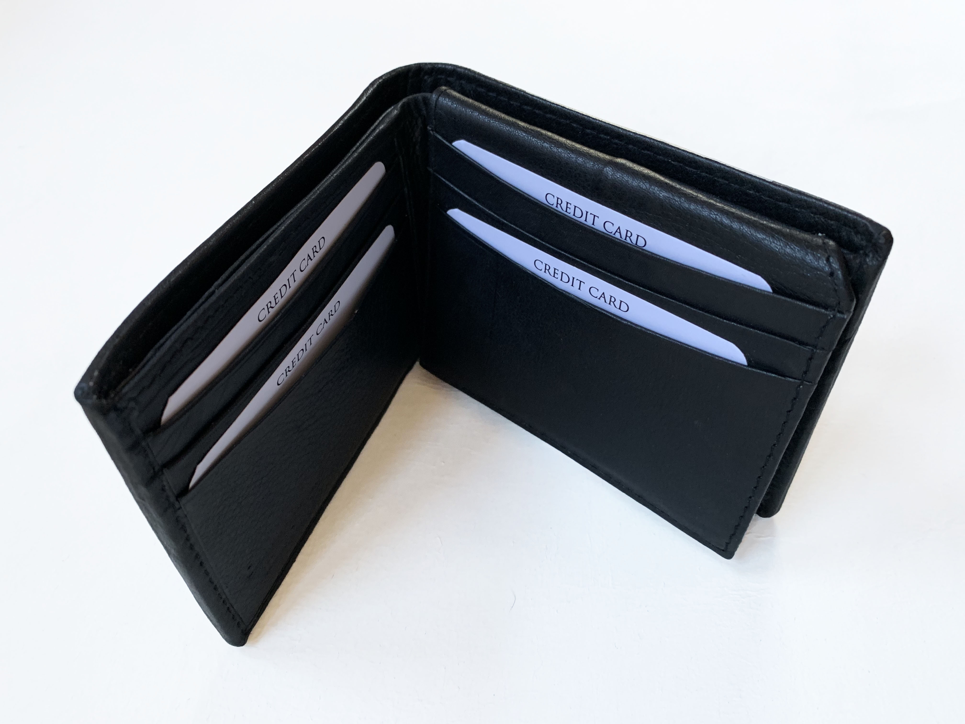 leather bifold wallet