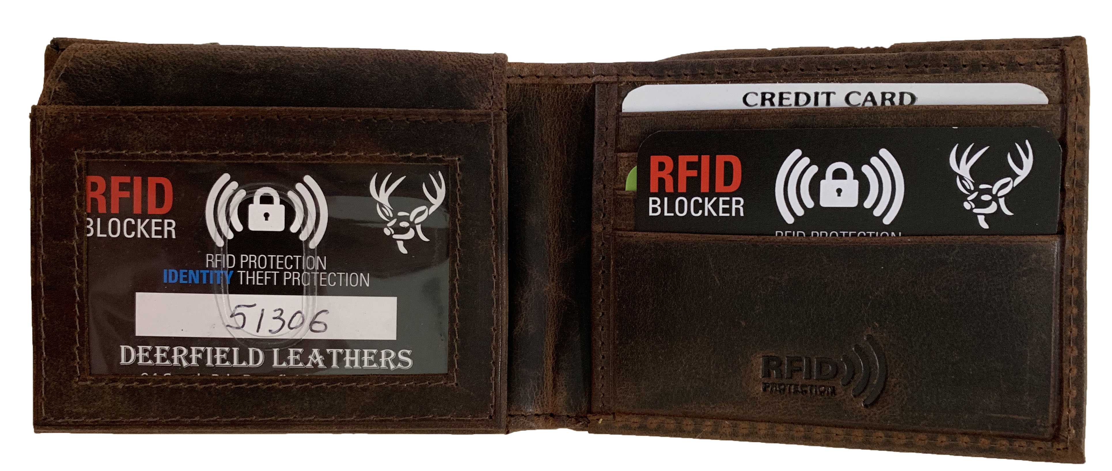 Genuine Leather Long Wallet - Medium Brown Crazy Horse - Ox & Birch
